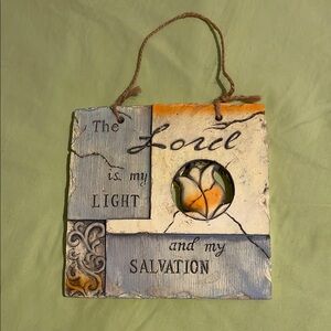 Inspirational Wall Hanging Plaque